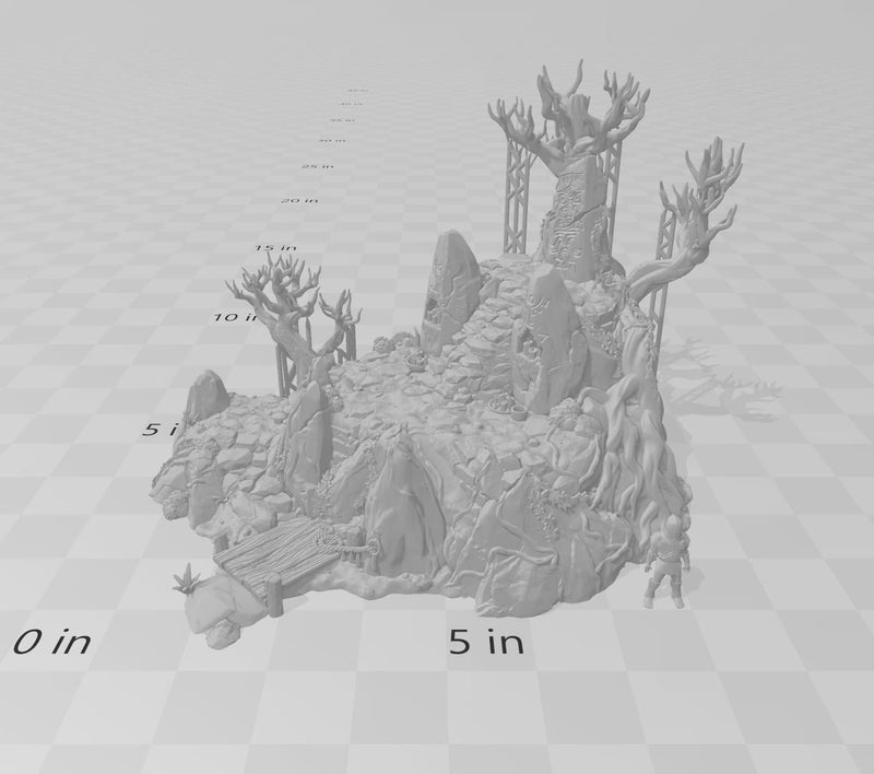 Island of the Old Gods Terrain Set | Premium Mini Scatter Terrain for Tabletop Gaming, DnD, Wargaming and more!