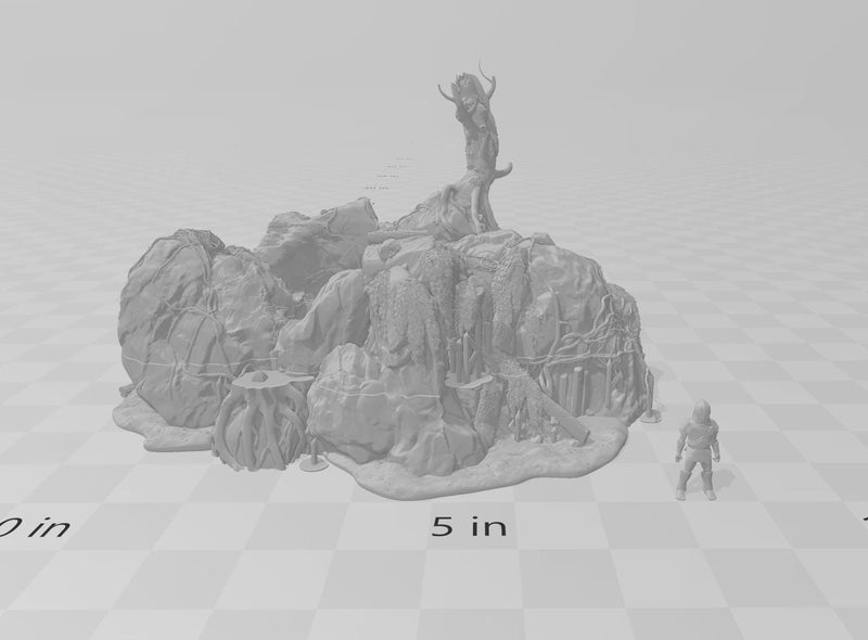 Beast Lair Terrain Set | Premium Mini Scatter Terrain for Tabletop Gaming, DnD, Wargaming and more!