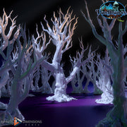 Tree Stands 4pc Terrain Set | Premium Mini Scatter Terrain for Tabletop Gaming, DnD, Wargaming and more!