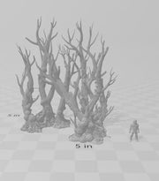 Tree Stands 4pc Terrain Set | Premium Mini Scatter Terrain for Tabletop Gaming, DnD, Wargaming and more!