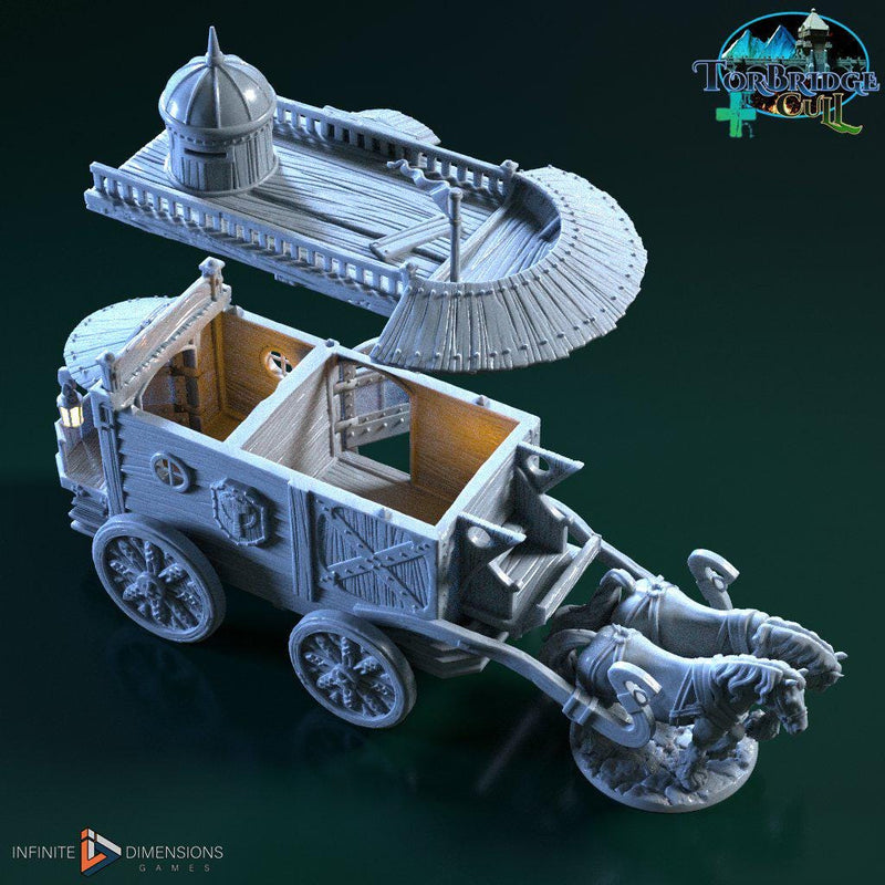 The Tax Wagon Mini Set | Premium Resin Mini Scatter Terrain for Tabletop Gaming, DnD Wargaming and more!