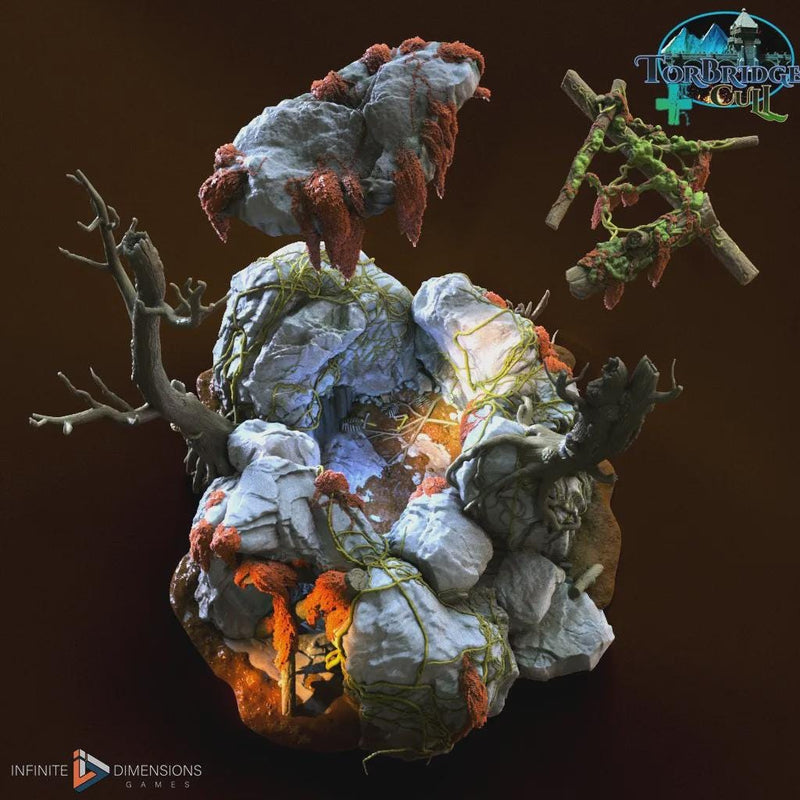 Beast Lair Terrain Set | Premium Mini Scatter Terrain for Tabletop Gaming, DnD, Wargaming and more!