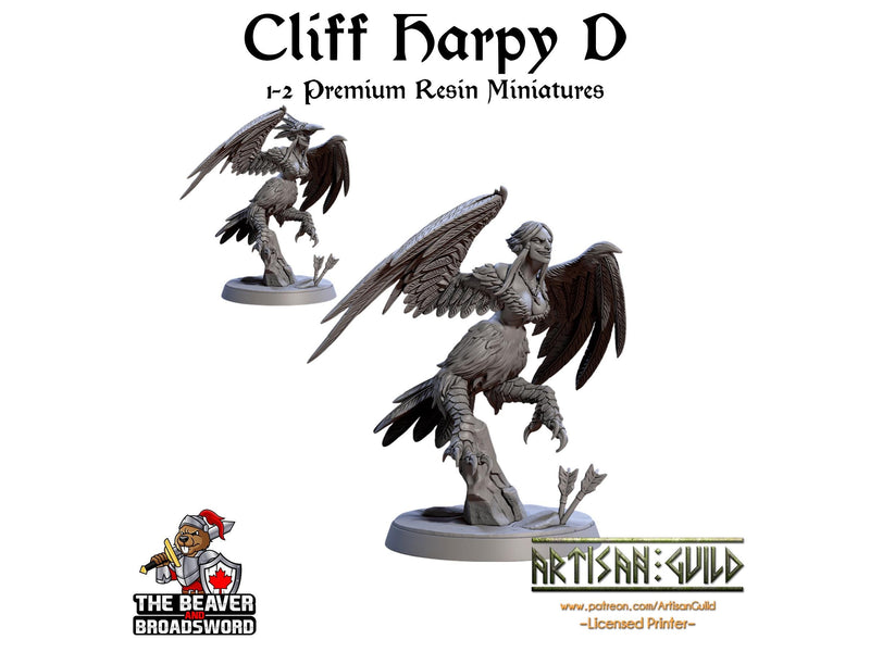 Cliff Harpies 1-12 Miniature Set | Premium Resin Miniatures for Tabletop Gaming, DnD, Wargaming and more!