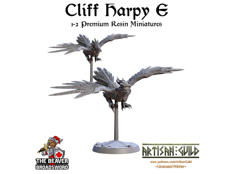 Cliff Harpies 1-12 Miniature Set | Premium Resin Miniatures for Tabletop Gaming, DnD, Wargaming and more!