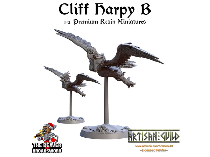 Cliff Harpies 1-12 Miniature Set | Premium Resin Miniatures for Tabletop Gaming, DnD, Wargaming and more!