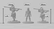Human Male Monk | Premium Resin Miniature for Tabletop Gaming, DnD, Wargaming and more!