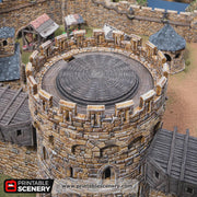 The Round Keep - Medieval Gaming Terrain for your Wargaming, Tabletop RPGs and Dioramas!