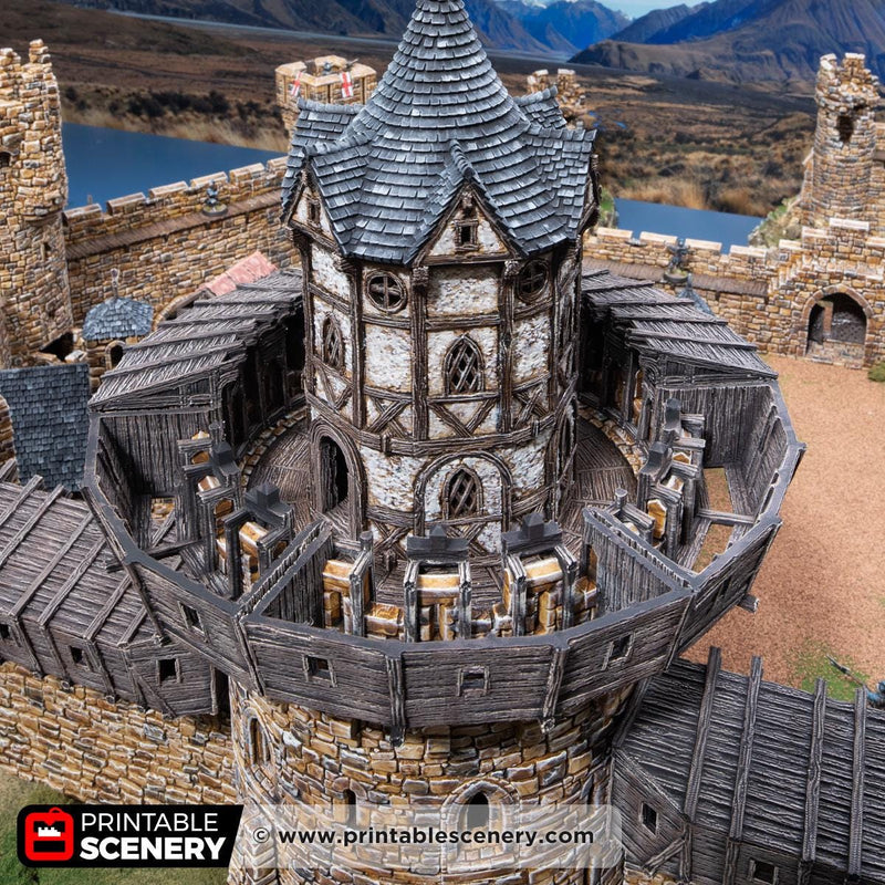 The Round Keep - Medieval Gaming Terrain for your Wargaming, Tabletop RPGs and Dioramas!