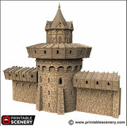 The Round Keep - Medieval Gaming Terrain for your Wargaming, Tabletop RPGs and Dioramas!