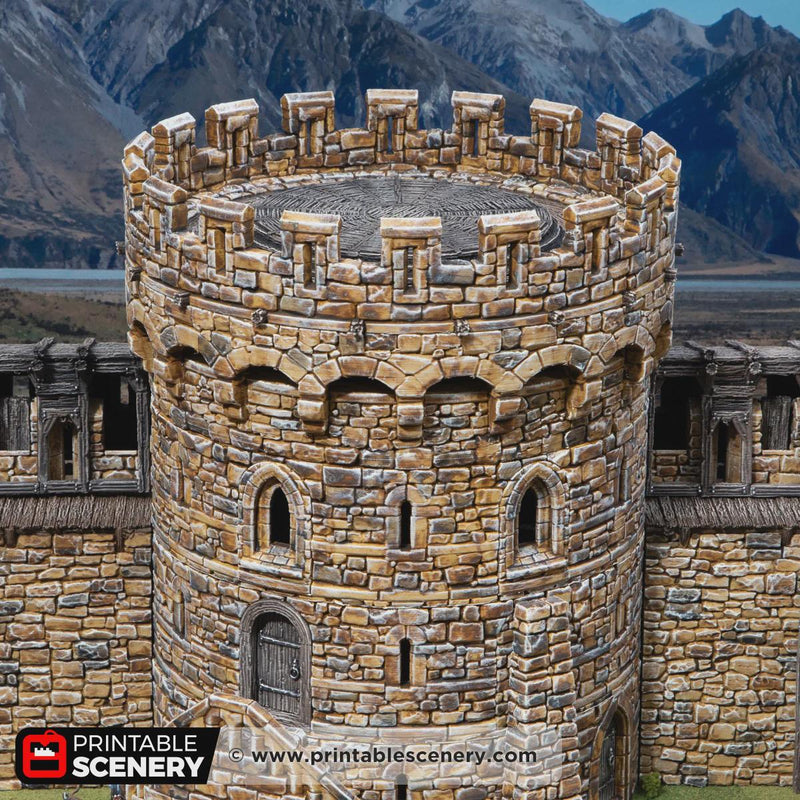 The Round Keep - Medieval Gaming Terrain for your Wargaming, Tabletop RPGs and Dioramas!