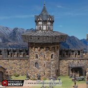 The Round Keep - Medieval Gaming Terrain for your Wargaming, Tabletop RPGs and Dioramas!