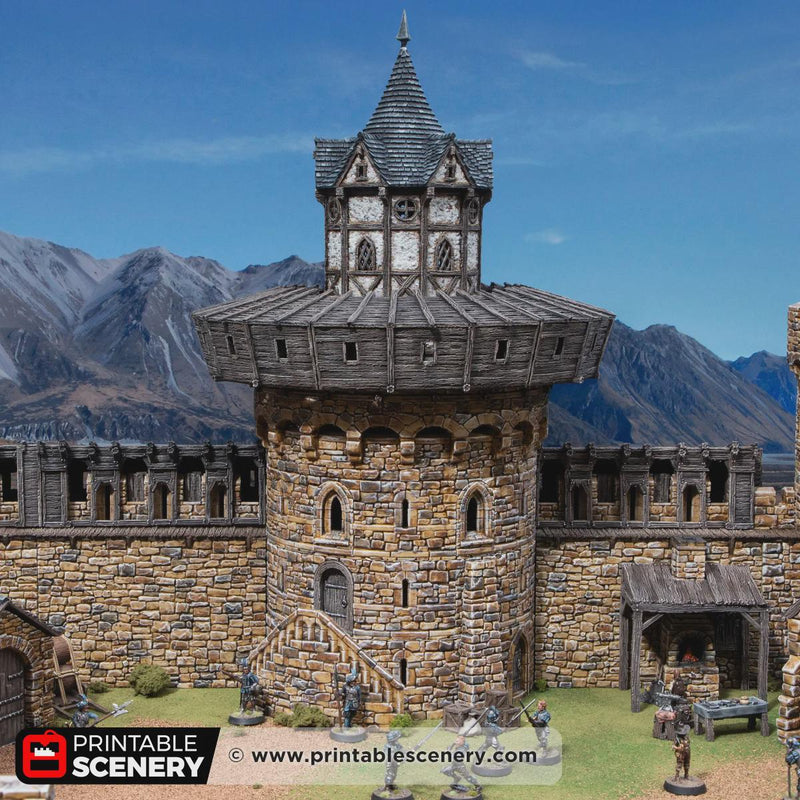 The Round Keep - Medieval Gaming Terrain for your Wargaming, Tabletop RPGs and Dioramas!