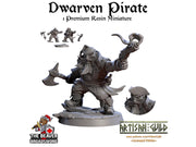 Dwarven Male Pirate | Premium Resin Miniature for Tabletop Gaming, DnD, Wargaming and more!