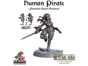 Female Pirate Human | Premium Resin Miniature for Tabletop Gaming, DnD, Wargaming and more!