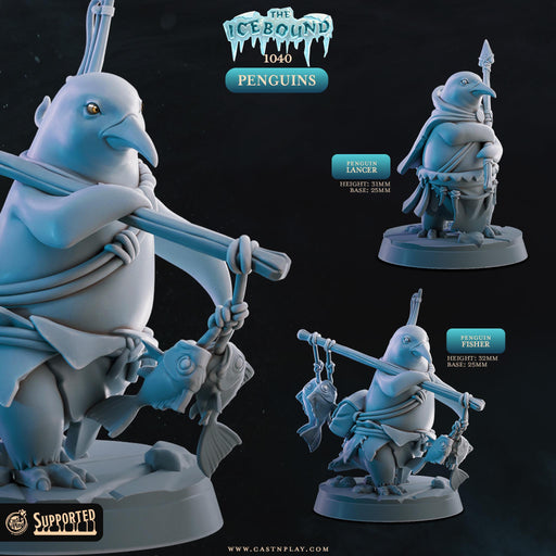 Penguins Mini Set | Premium Resin Miniature for Tabletop Gaming, DnD, Wargaming and more!