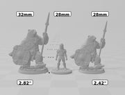Polar Bear Warriors Mini Set | Premium Resin Miniature for Tabletop Gaming, DnD, Wargaming and more!