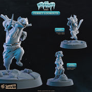 Ferret Lookouts Mini Set | Premium Resin Miniature for Tabletop Gaming, DnD, Wargaming and more!