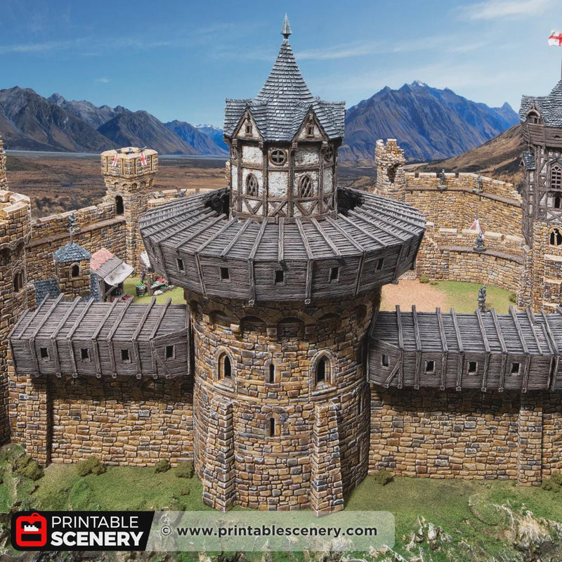 The Round Keep - Medieval Gaming Terrain for your Wargaming, Tabletop RPGs and Dioramas!