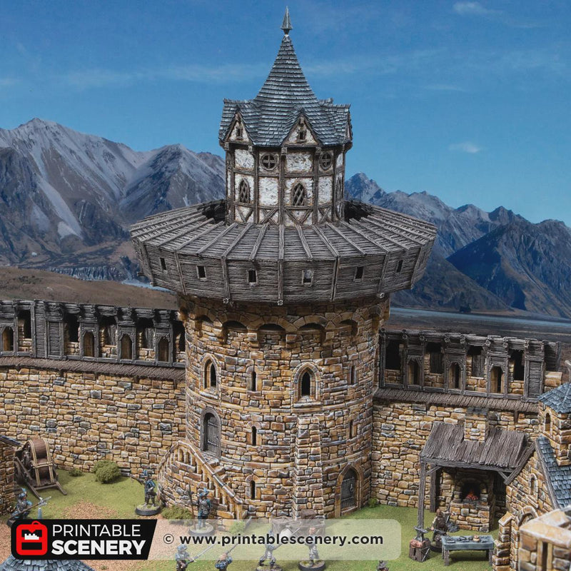 The Round Keep - Medieval Gaming Terrain for your Wargaming, Tabletop RPGs and Dioramas!