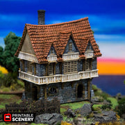 Port Winterdale Port House – Printable Scenery 3D printed tabletop terrain