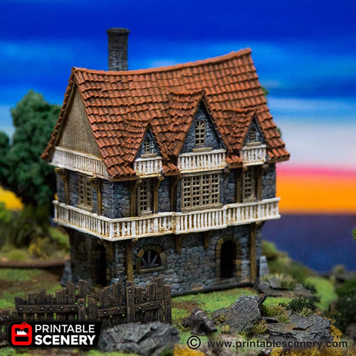 Port Winterdale Port House – Printable Scenery 3D printed tabletop terrain
