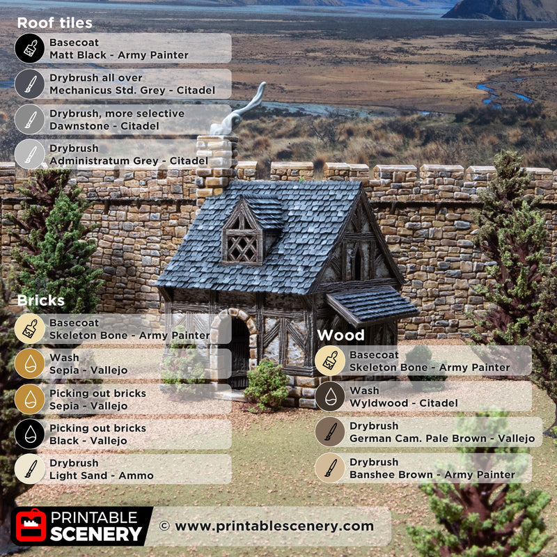 Bella’s Cottage – Printable Scenery 3D printed tabletop terrain