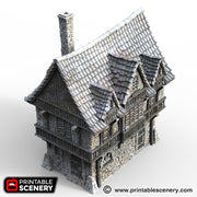 Port Winterdale Port House – Printable Scenery 3D printed tabletop terrain