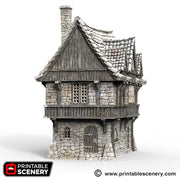 Port Winterdale Port House – Printable Scenery 3D printed tabletop terrain