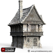 Port Winterdale Port House – Printable Scenery 3D printed tabletop terrain
