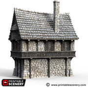 Port Winterdale Port House – Printable Scenery 3D printed tabletop terrain