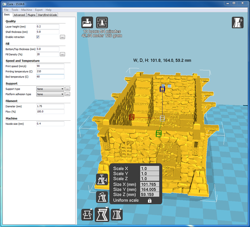 Port Winterdale Port House – Printable Scenery 3D printed tabletop terrain
