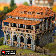 Port Winterdale Warehouse – Printable Scenery 3D printed tabletop terrain