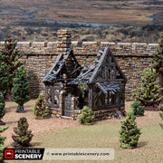 Ruined Bella’s Cottage – Printable Scenery 3D printed tabletop terrain