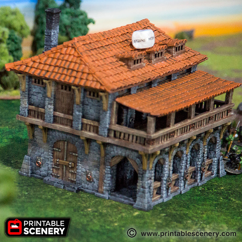 Port Winterdale Warehouse – Printable Scenery 3D printed tabletop terrain