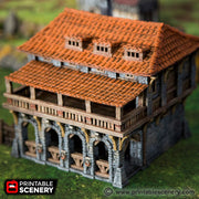Port Winterdale Warehouse – Printable Scenery 3D printed tabletop terrain