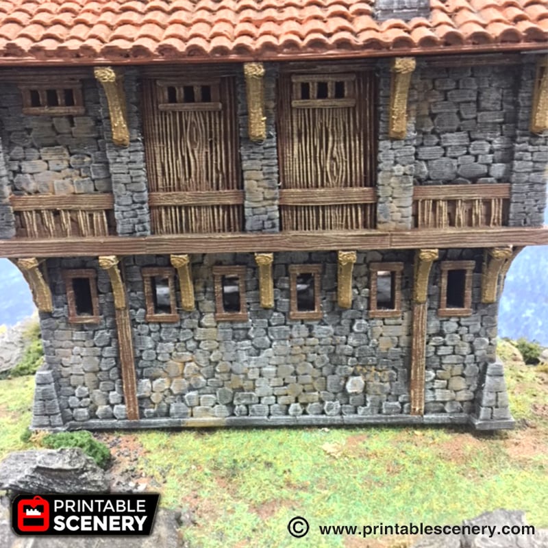 Port Winterdale Warehouse – Printable Scenery 3D printed tabletop terrain
