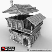 Port Winterdale Warehouse – Printable Scenery 3D printed tabletop terrain