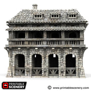 Port Winterdale Warehouse – Printable Scenery 3D printed tabletop terrain
