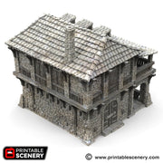 Port Winterdale Warehouse – Printable Scenery 3D printed tabletop terrain