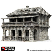 Port Winterdale Warehouse – Printable Scenery 3D printed tabletop terrain