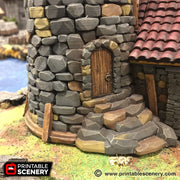 Port Winterdale Lighthouse – Printable Scenery 3D printed tabletop terrain