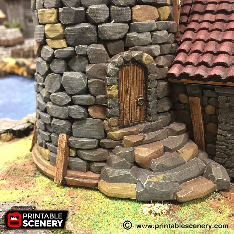 Port Winterdale Lighthouse – Printable Scenery 3D printed tabletop terrain