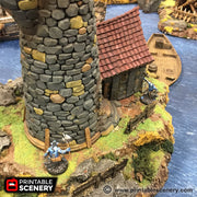 Port Winterdale Lighthouse – Printable Scenery 3D printed tabletop terrain