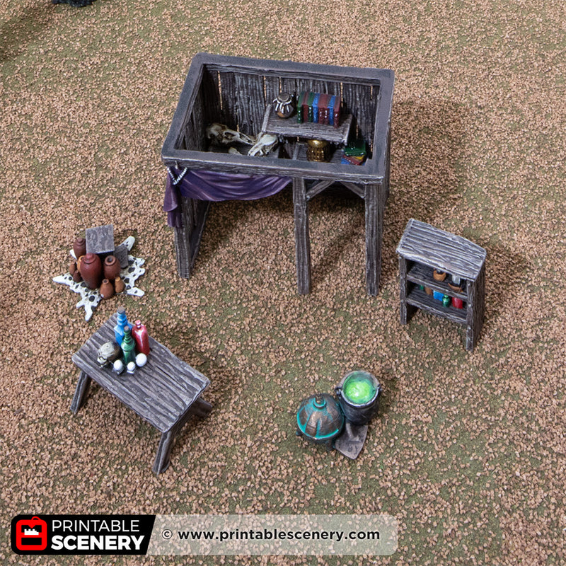 Alice’s Knick-Knacks – Printable Scenery 3D printed tabletop terrain