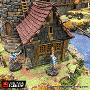 Port Winterdale Lighthouse – Printable Scenery 3D printed tabletop terrain