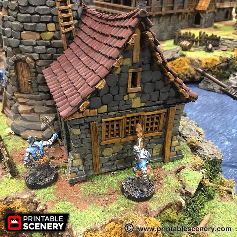 Port Winterdale Lighthouse – Printable Scenery 3D printed tabletop terrain