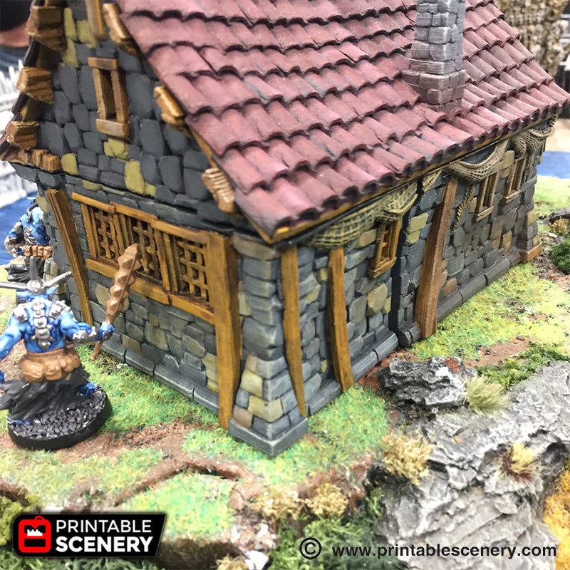 Port Winterdale Lighthouse – Printable Scenery 3D printed tabletop terrain