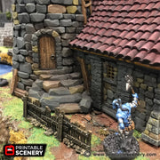 Port Winterdale Lighthouse – Printable Scenery 3D printed tabletop terrain