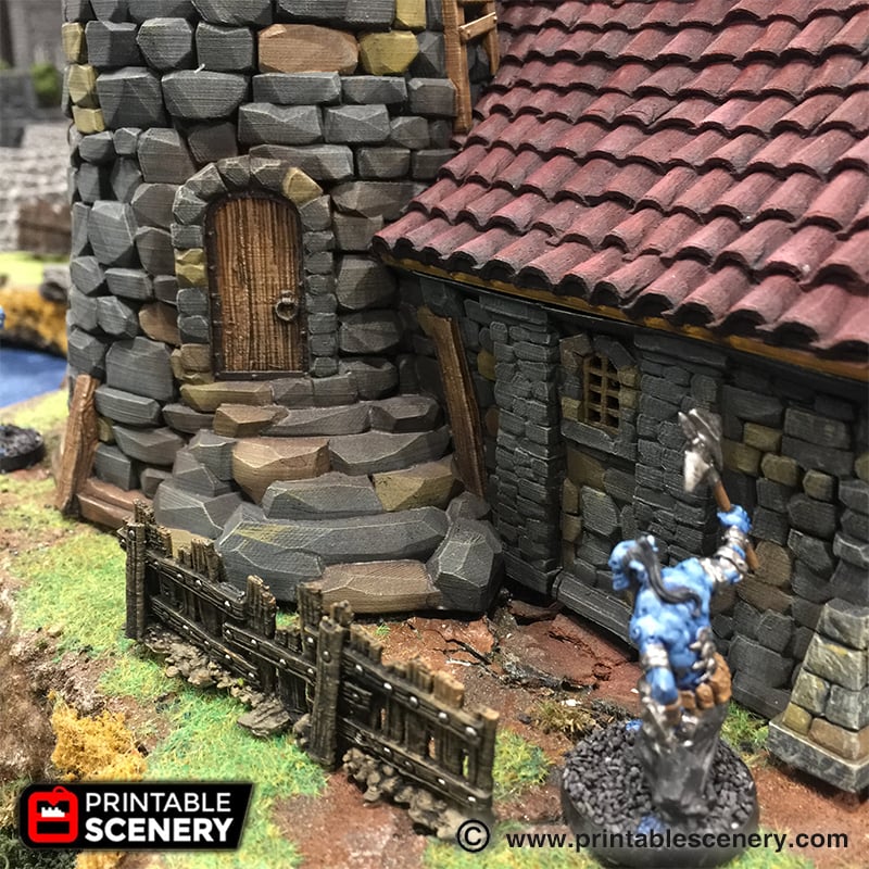 Port Winterdale Lighthouse – Printable Scenery 3D printed tabletop terrain