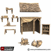 Alice’s Knick-Knacks – Printable Scenery 3D printed tabletop terrain